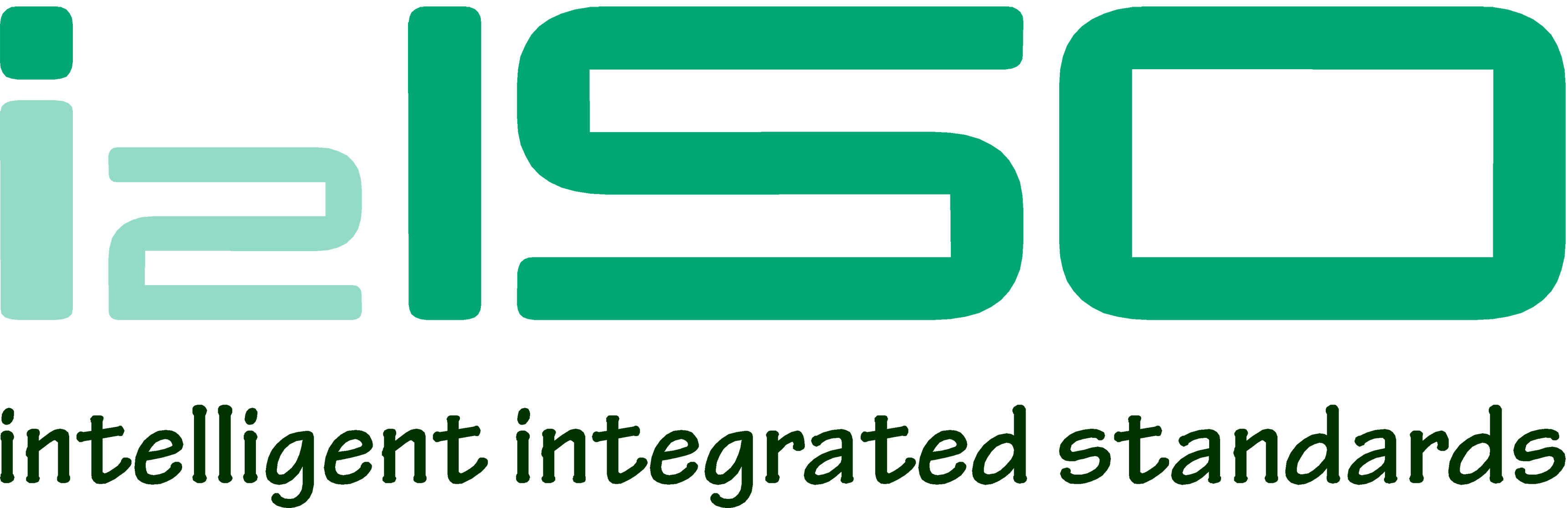 i2ISO logo with 'intelligent integrated standards' streamline underneath